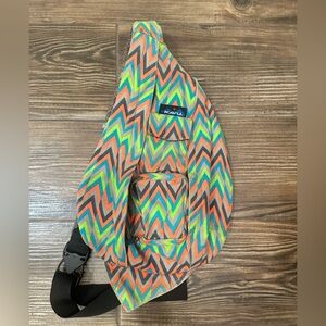 KAVU Multicolor Chevron Waist Pack